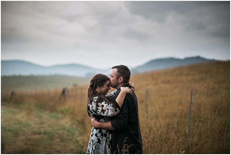 Lauren Billy's Rainy day Engagement Shoot in Asheville