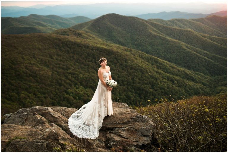 Craggy Gardens Bridal Portraits