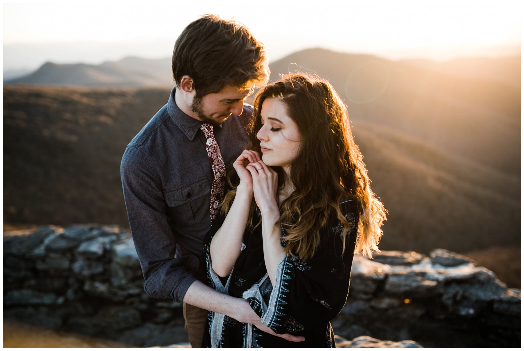 Craggy Gardens Engagement Session, Wedding Photography Internship