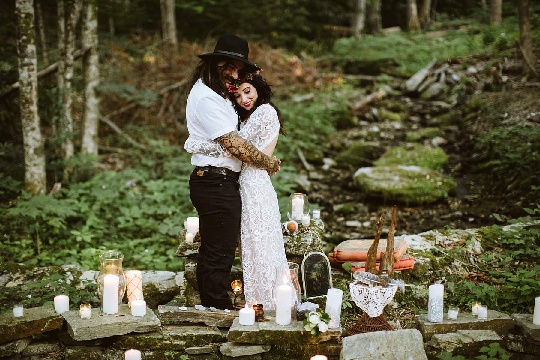 Asheville Wedding Photos, Asheville Wedding Photographer, Asheville Elopement Photos, Asheville Wedding Venues, Asheville Engagement Photographer, Secret Waterfall Elopement, Elopement Photos, Asheville Elopement Photographer, Waterfall Elopement, CarolynMariePhotography, Intimate Wedding Photos