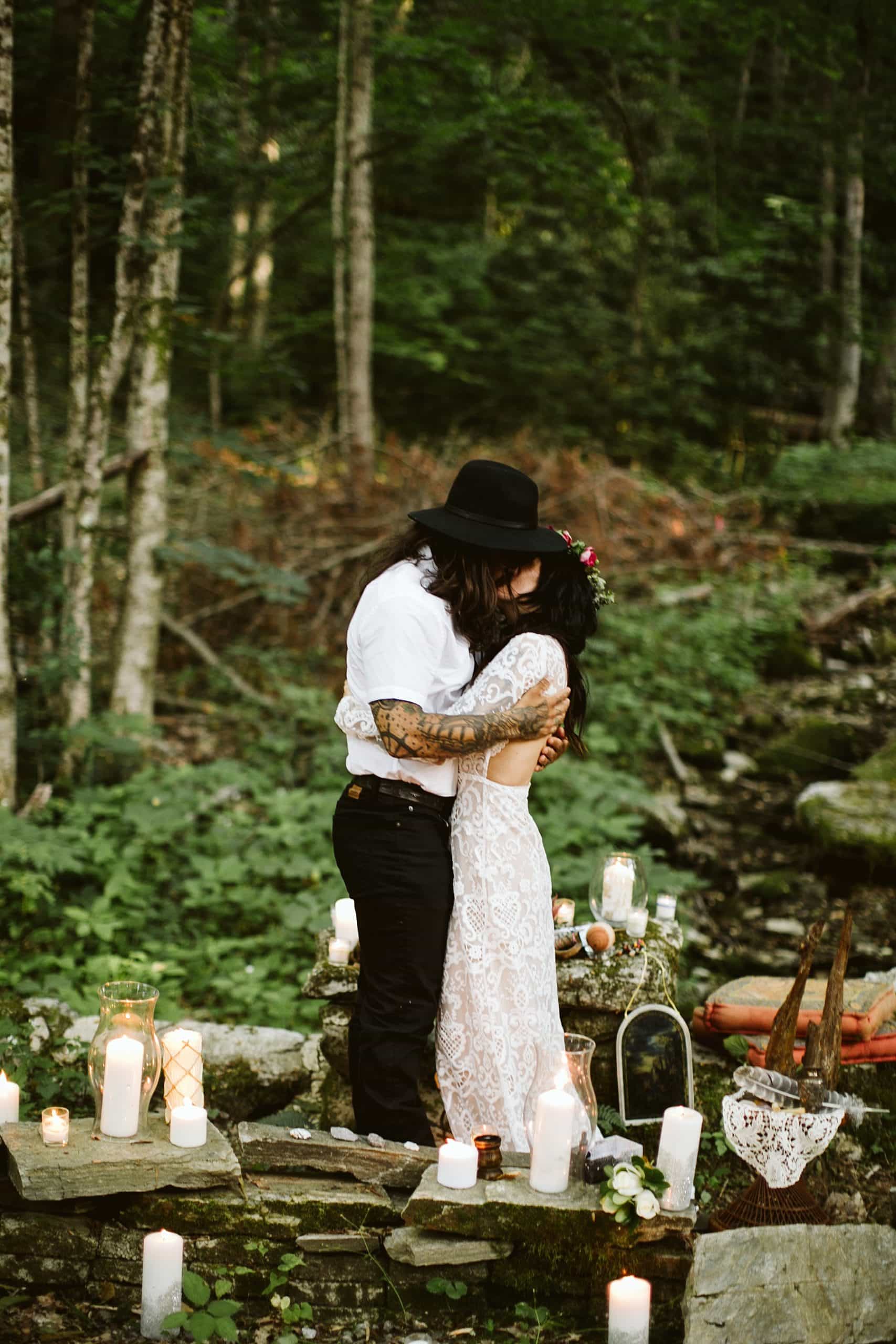 Asheville Wedding Photos, Asheville Wedding Photographer, Asheville Elopement Photos, Asheville Wedding Venues, Asheville Engagement Photographer, Secret Waterfall Elopement, Elopement Photos, Asheville Elopement Photographer, Waterfall Elopement, CarolynMariePhotography, Intimate Wedding Photos