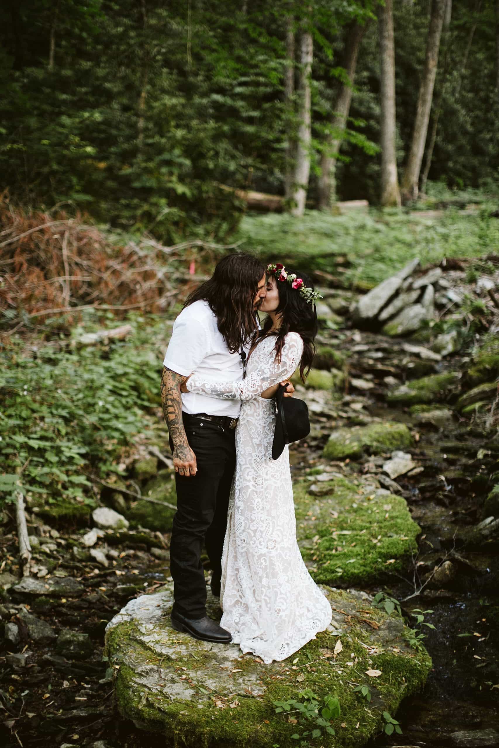 Asheville Wedding Photos, Asheville Wedding Photographer, Asheville Elopement Photos, Asheville Wedding Venues, Asheville Engagement Photographer, Secret Waterfall Elopement, Elopement Photos, Asheville Elopement Photographer, Waterfall Elopement, CarolynMariePhotography, Intimate Wedding Photos