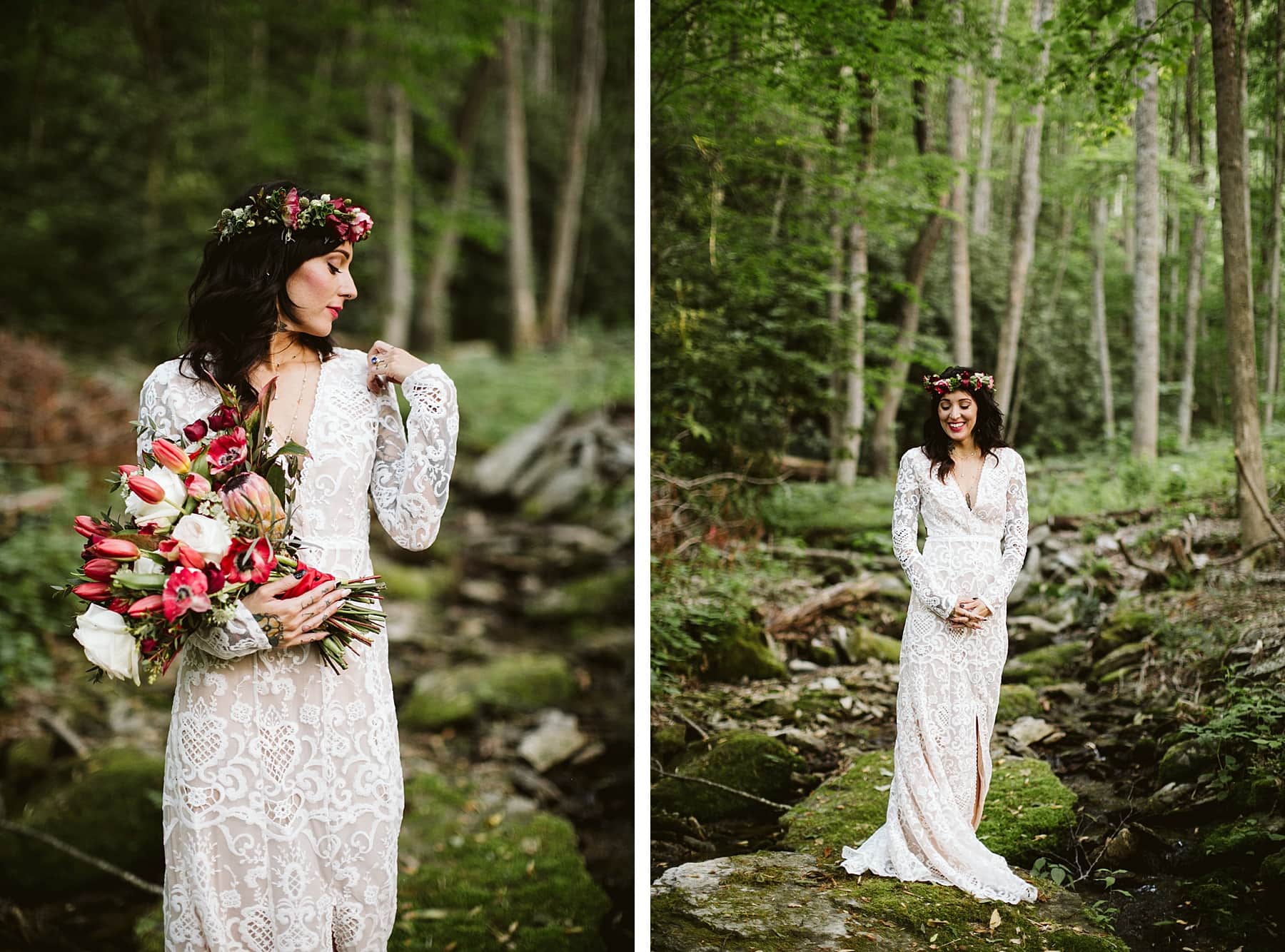 Asheville Wedding Photos, Asheville Wedding Photographer, Asheville Elopement Photos, Asheville Wedding Venues, Asheville Engagement Photographer, Secret Waterfall Elopement, Elopement Photos, Asheville Elopement Photographer, Waterfall Elopement, CarolynMariePhotography, Intimate Wedding Photos