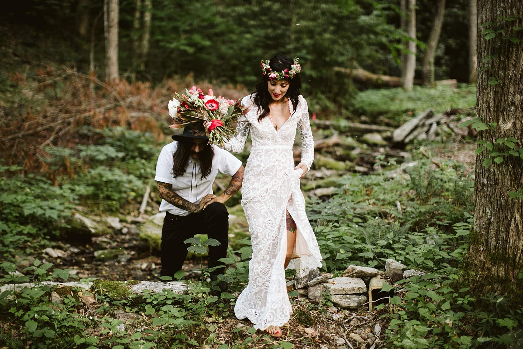 Asheville Wedding Photos, Asheville Wedding Photographer, Asheville Elopement Photos, Asheville Wedding Venues, Asheville Engagement Photographer, Secret Waterfall Elopement, Elopement Photos, Asheville Elopement Photographer, Waterfall Elopement, CarolynMariePhotography, Intimate Wedding Photos