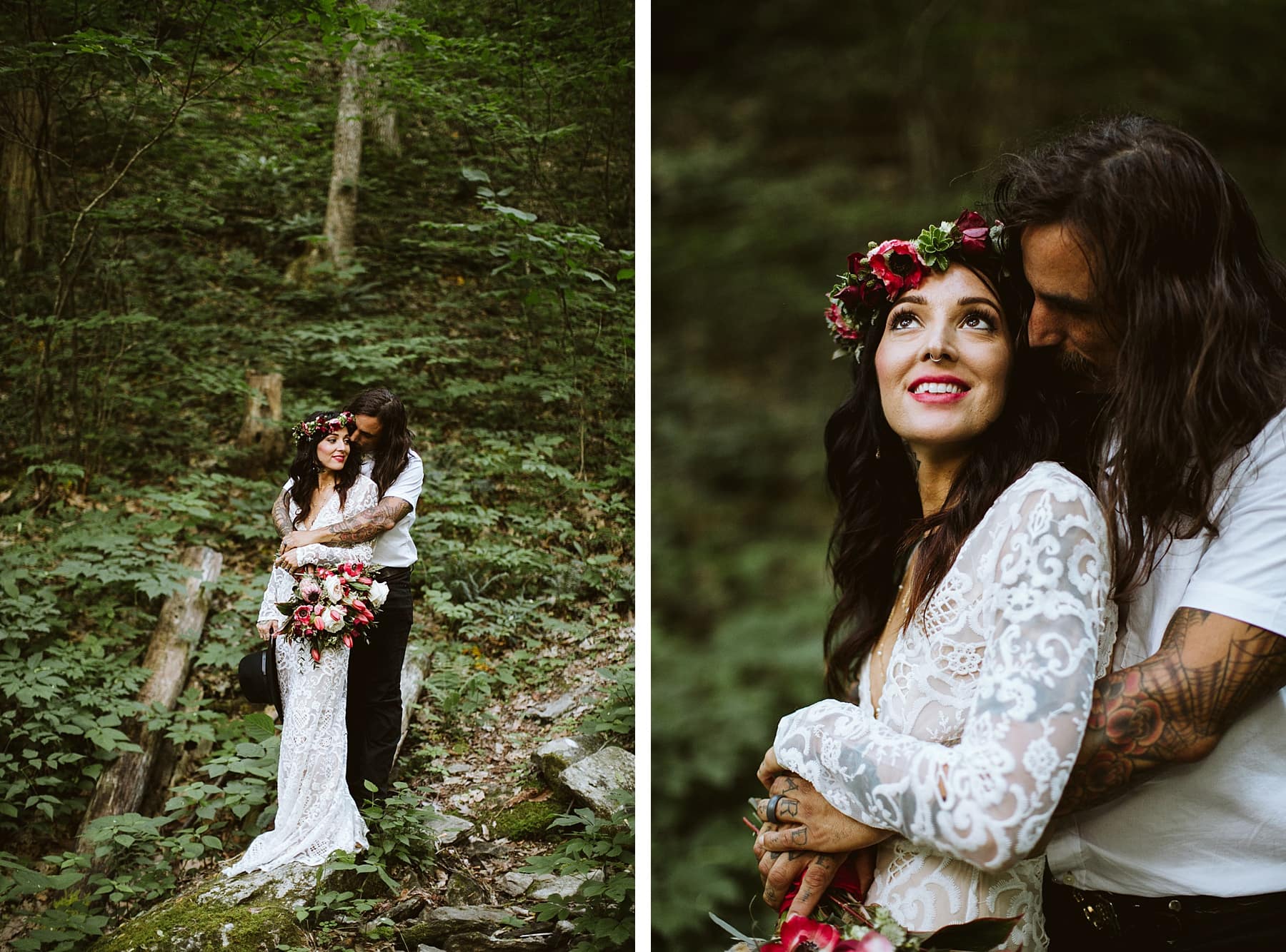 Asheville Wedding Photos, Asheville Wedding Photographer, Asheville Elopement Photos, Asheville Wedding Venues, Asheville Engagement Photographer, Secret Waterfall Elopement, Elopement Photos, Asheville Elopement Photographer, Waterfall Elopement, CarolynMariePhotography, Intimate Wedding Photos