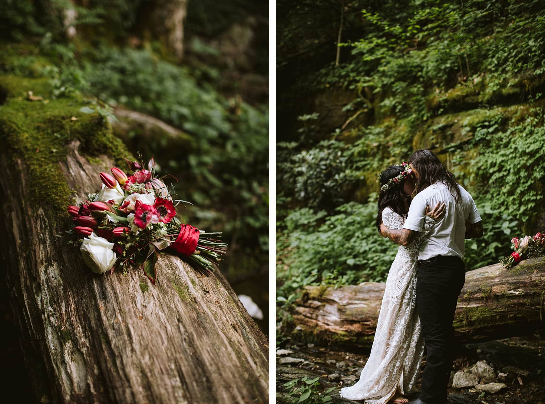 Asheville Wedding Photos, Asheville Wedding Photographer, Asheville Elopement Photos, Asheville Wedding Venues, Asheville Engagement Photographer, Secret Waterfall Elopement, Elopement Photos, Asheville Elopement Photographer, Waterfall Elopement, CarolynMariePhotography, Intimate Wedding Photos