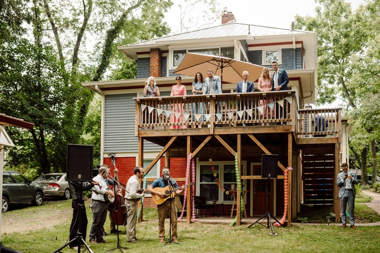 katherine+colin; backyard wedding