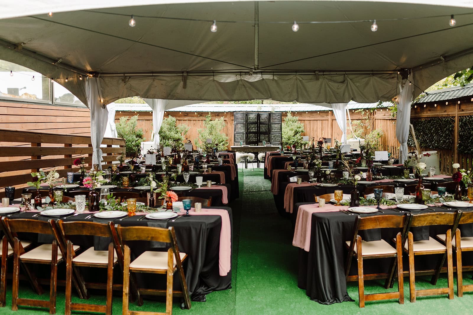 Reception space at Haiku in Asheville